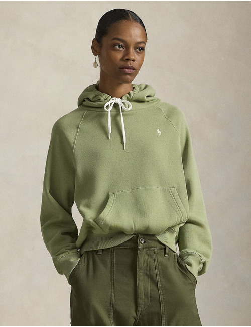 SHRUNKEN FIT FLEECE HOODIE