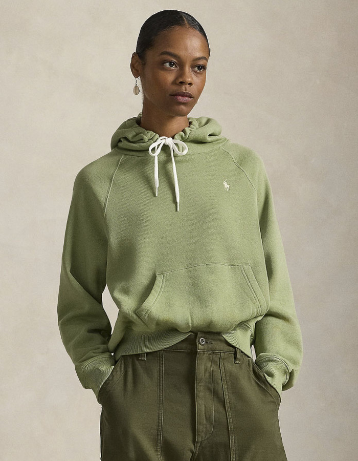 SHRUNKEN FIT FLEECE HOODIE