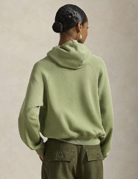 SHRUNKEN FIT FLEECE HOODIE