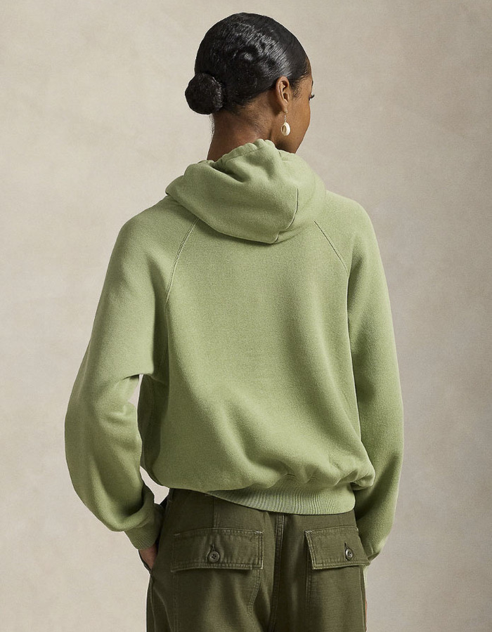 SHRUNKEN FIT FLEECE HOODIE