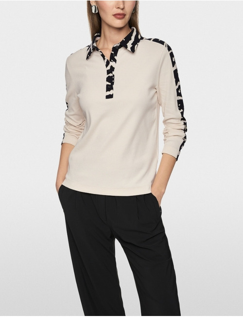 Shirt met lange mouwen en dierendetails