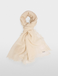 Sjaal met crinkle-look