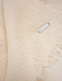 Sjaal met crinkle-look