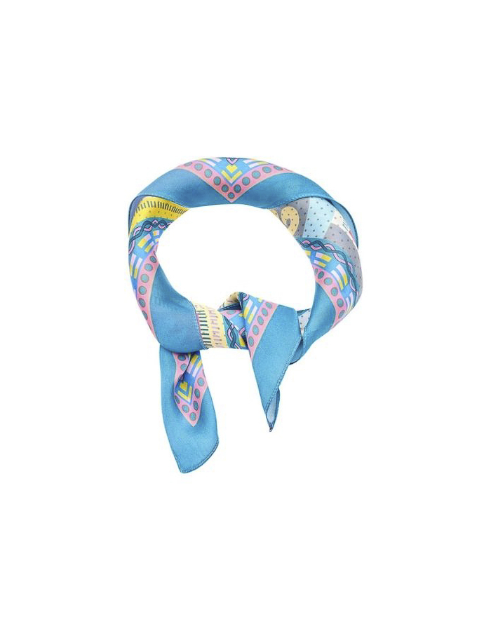 Les Cordes sjaal blauw