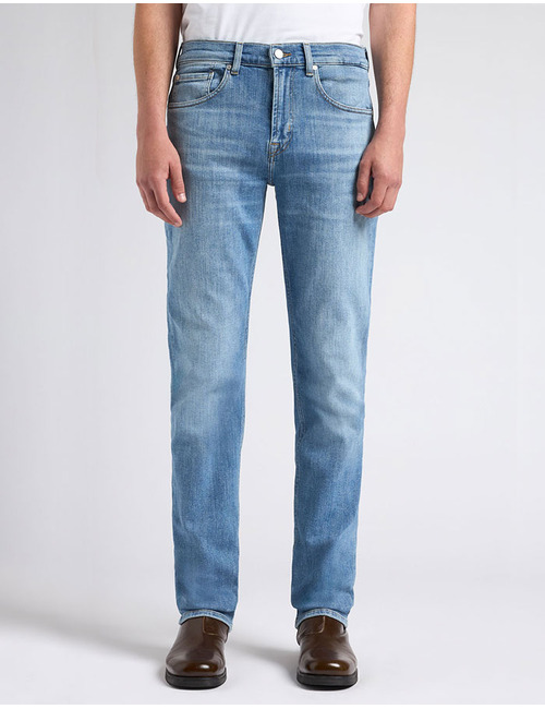 The Straight Match Straight fit jeans in katoenmix denim 