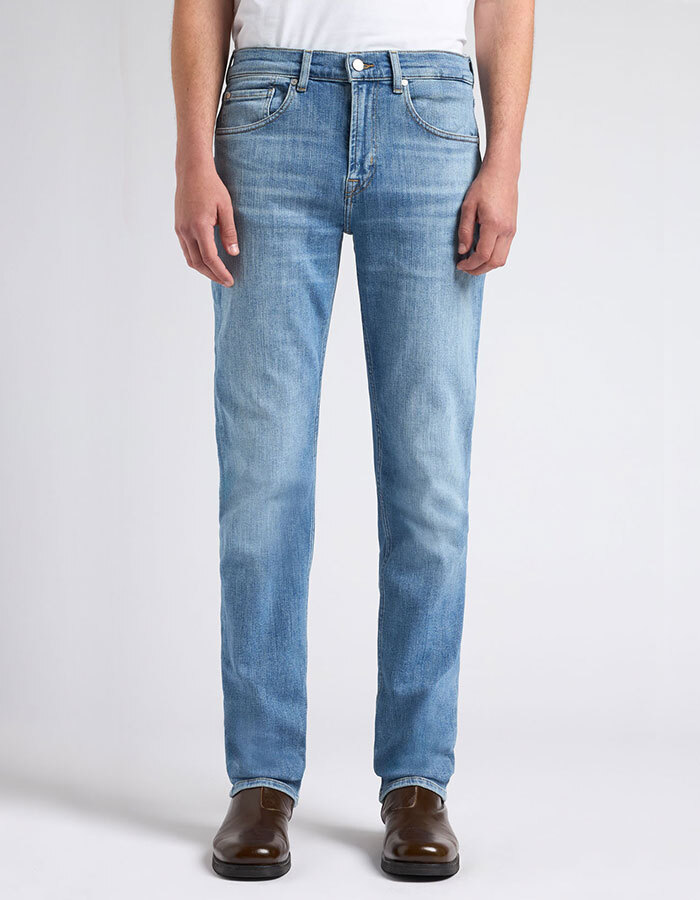 The Straight Match Straight fit jeans in katoenmix denim 