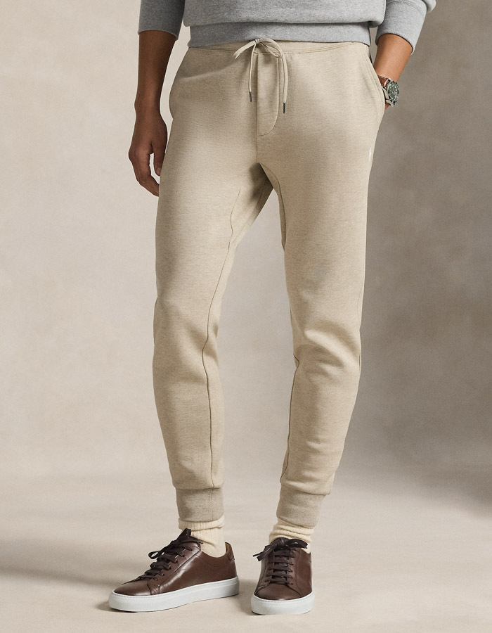 Double Knit Jogger Pant in Tuscan Beige Heather