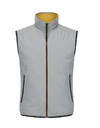 Omkeerbare tech-stretch bodywarmer in grijs