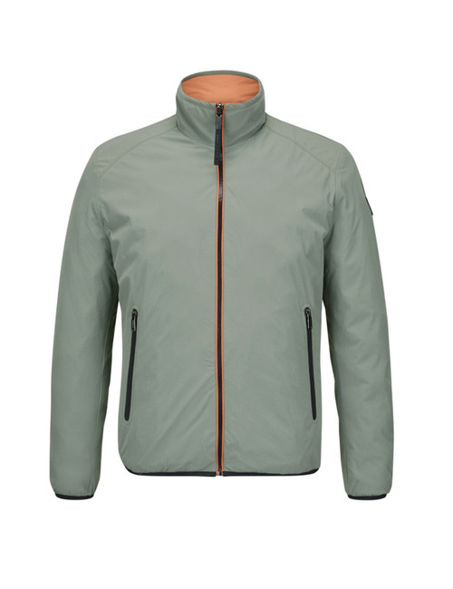 Omkeerbare tech stretch jas met lichte Sorona isolatie in hell khaki