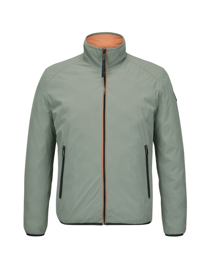 Omkeerbare tech stretch jas met lichte Sorona isolatie in hell khaki