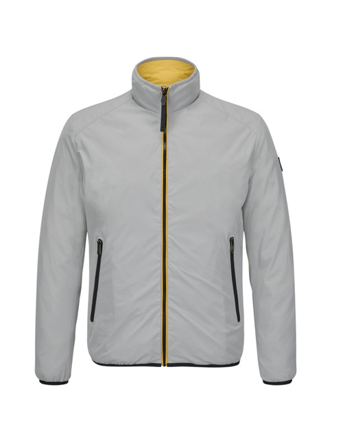 Omkeerbare tech-stretch jas met heat-pressed steppatroon en Sorona isolatie 