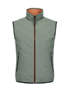 Omkeerbare tech-stretch bodywarmer in hell khaki