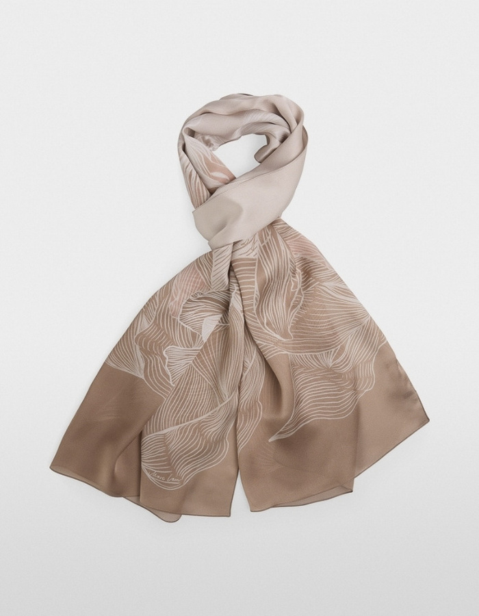 Marccain sjaal taupe