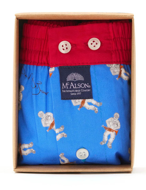 Boxershort There Is Music in the Air Blue