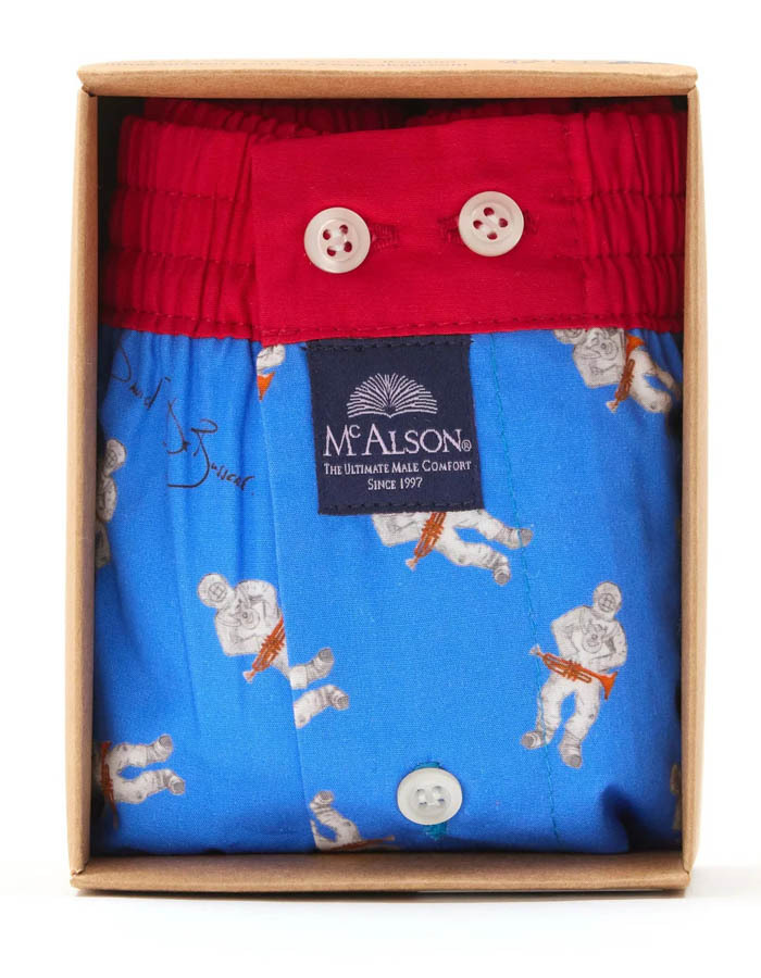 Boxershort There Is Music in the Air Blue