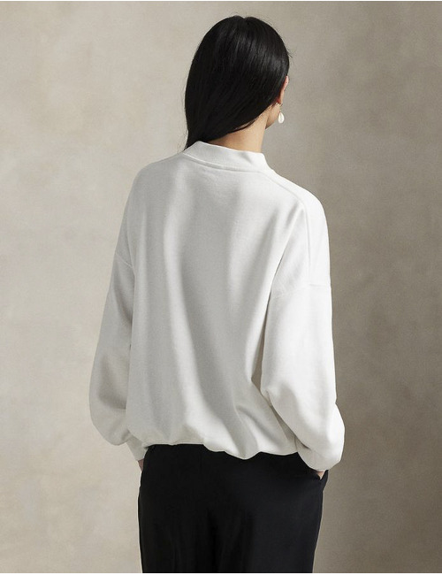 Ralph Lauren lange mouw sweater ecru