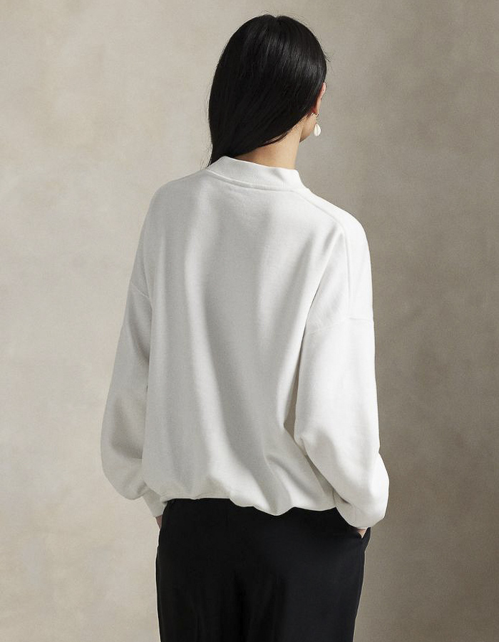 Ralph Lauren lange mouw sweater ecru