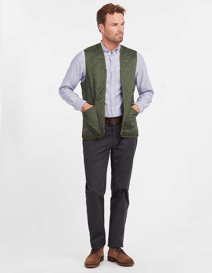 Polarquilt Zip-In Liner in Green