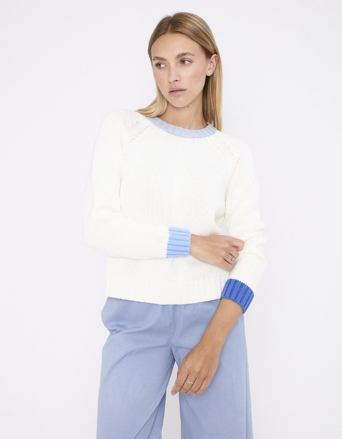 Jeff lange mouw pull ecru