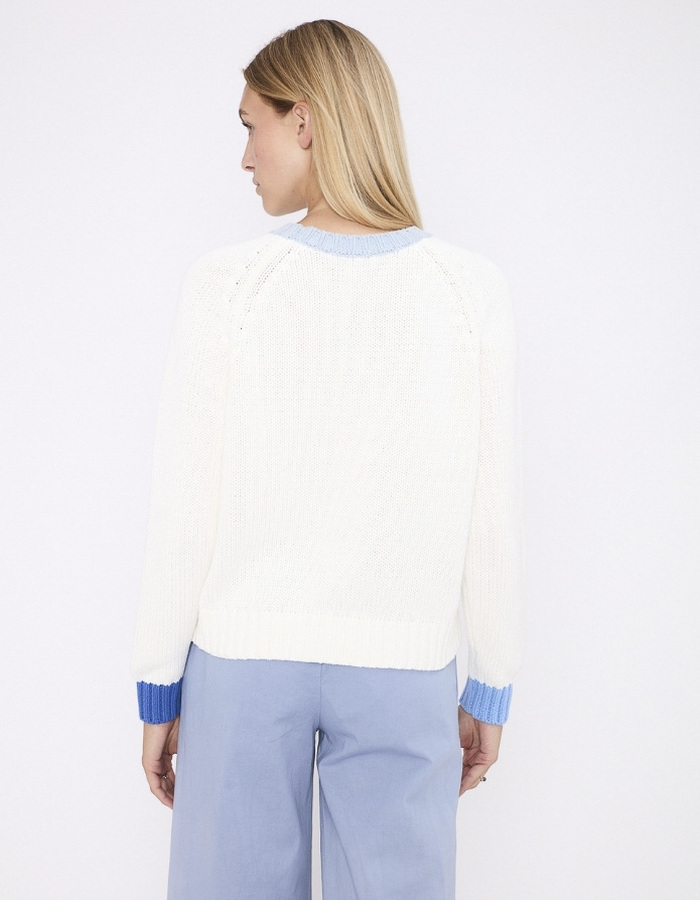 Jeff lange mouw pull ecru