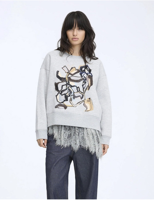 Munthe sweater grijs