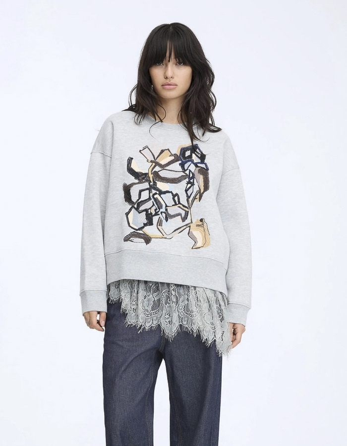 Munthe sweater grijs