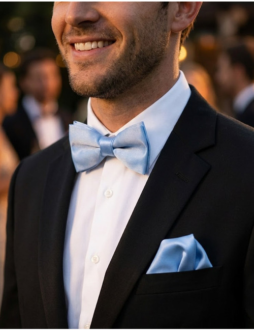 Ascot vlinderdassen blauw