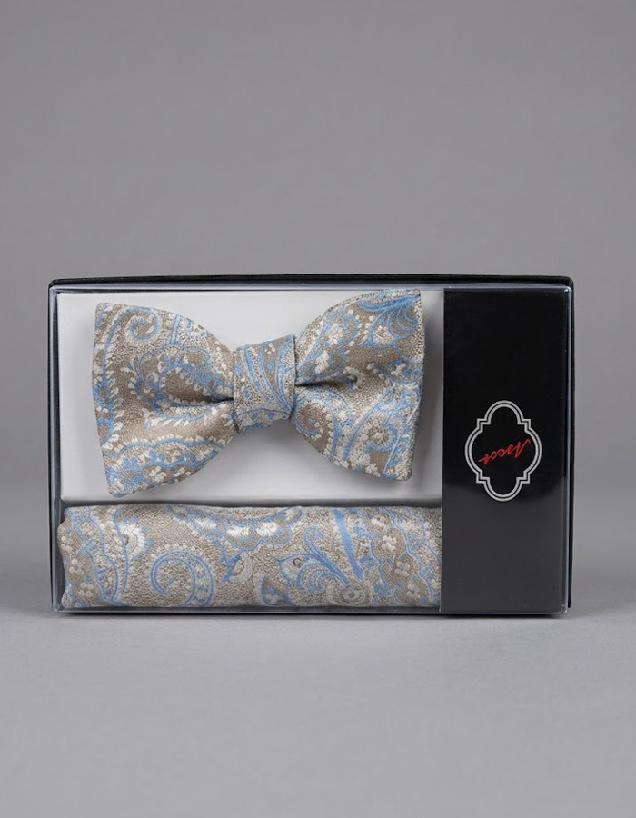 Ascot vlinderdassen blauw