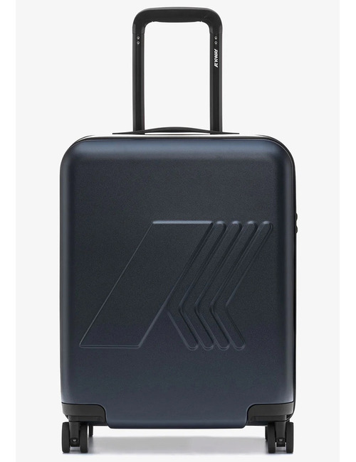 Eudoxie Logo Harde Kabinekoffer in Blauw