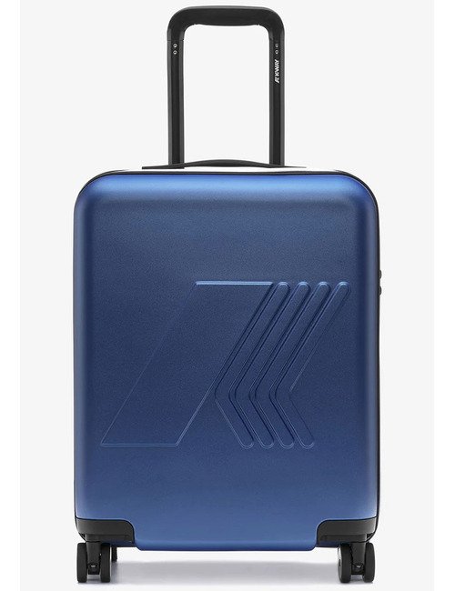 Eudoxie Logo Harde Kabinekoffer in Blue Royal Marine