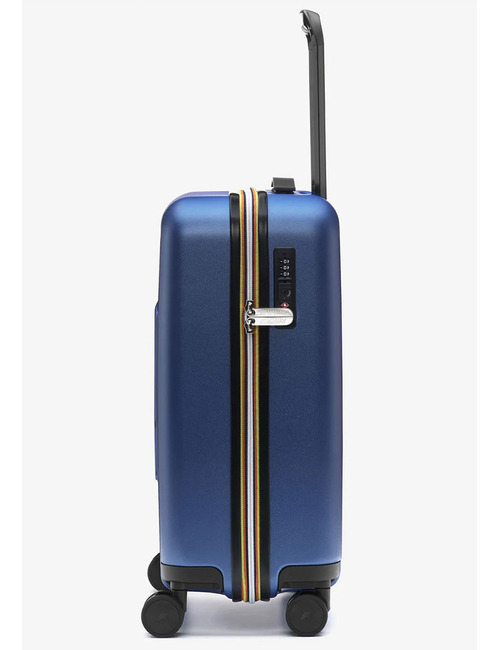 Eudoxie Logo Harde Kabinekoffer in Blue Royal Marine