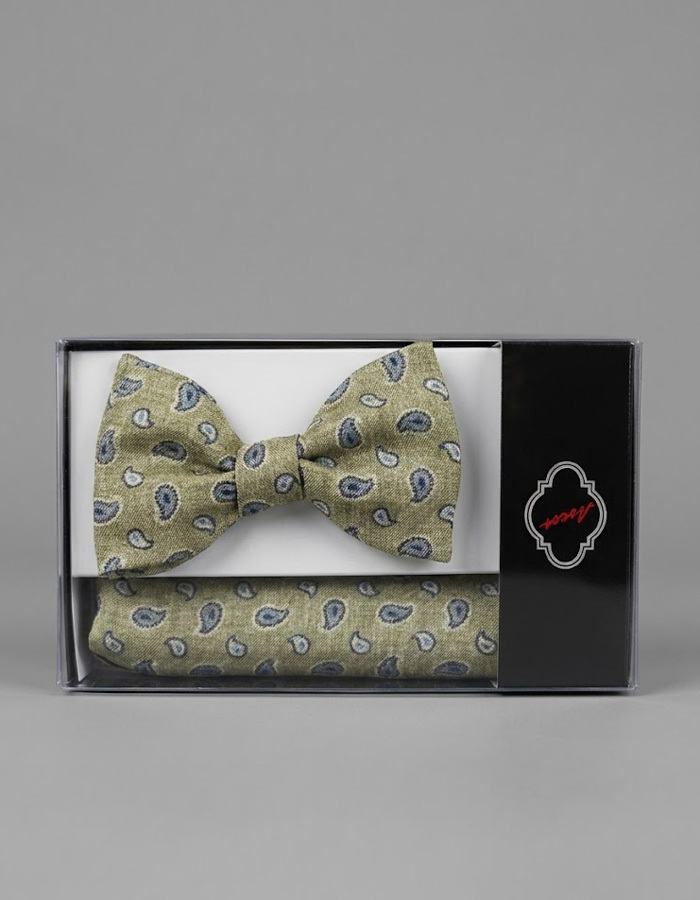 Ascot vlinderdassen groen