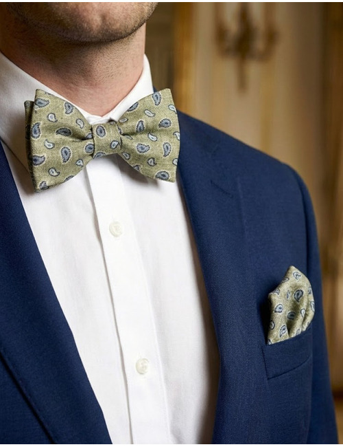 Ascot vlinderdassen groen