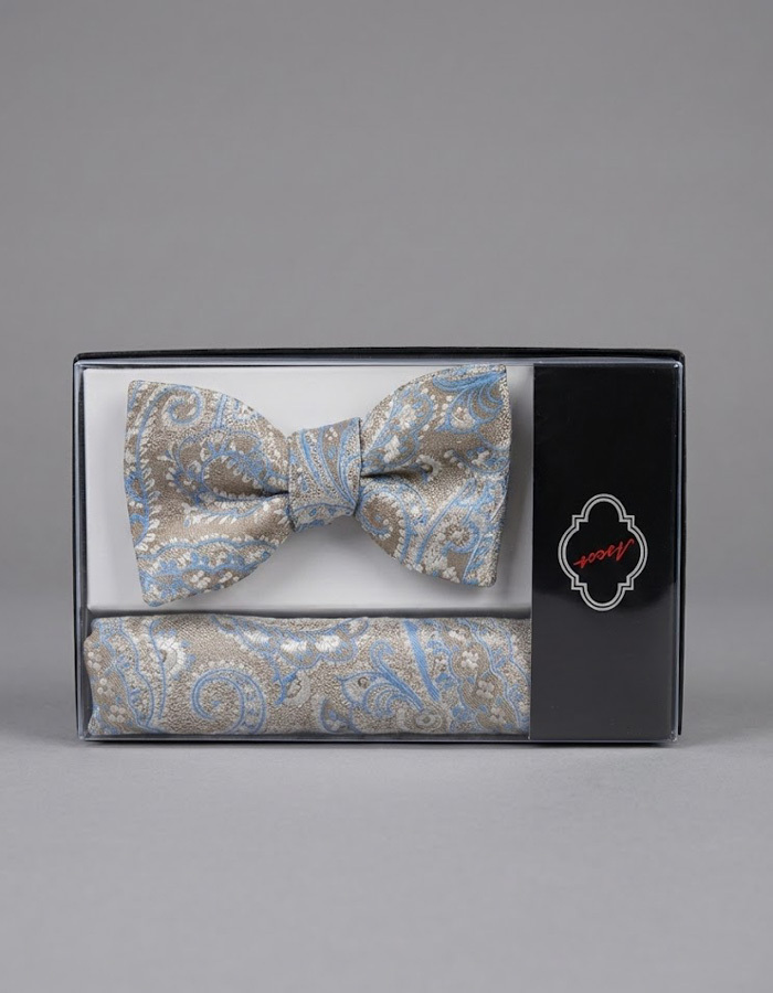 Ascot vlinderdassen beige