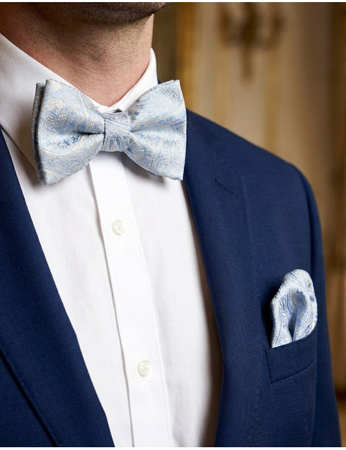 Ascot vlinderdassen blauw