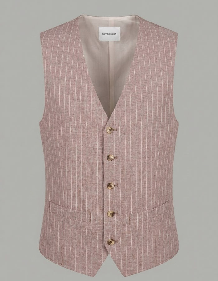 Roy Robson gilet bordeaux