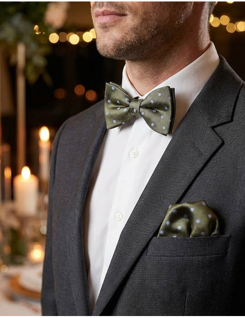 Ascot vlinderdassen groen