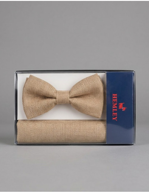 Ascot vlinderdassen beige