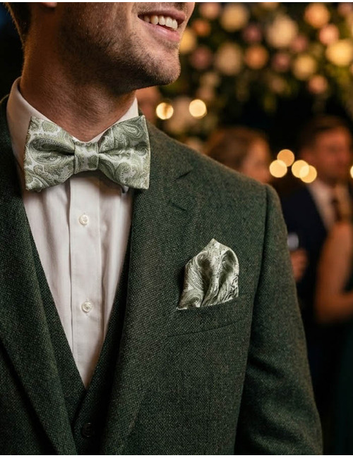 Ascot vlinderdassen groen