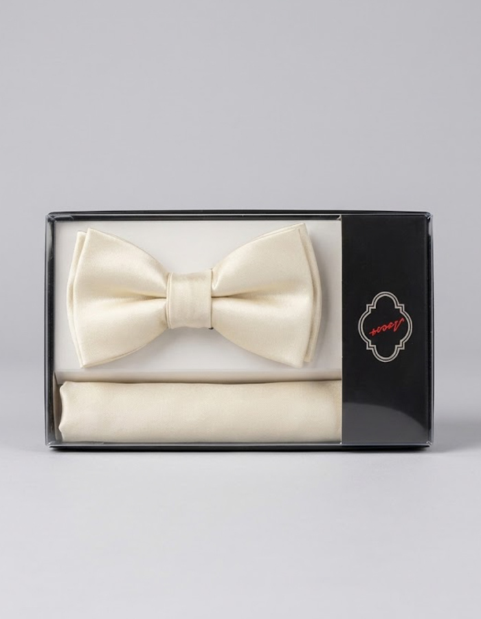 Ascot vlinderdassen ecru