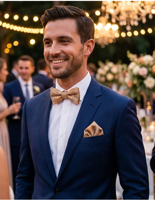 Ascot vlinderdassen oranje