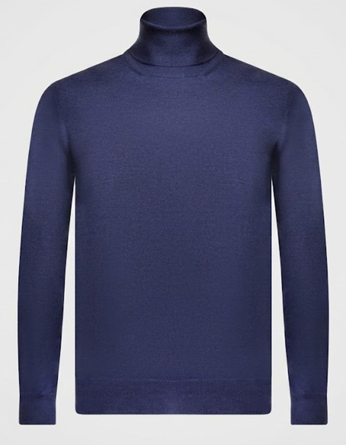 Rolkraagtrui van Italiaanse Merinowol 