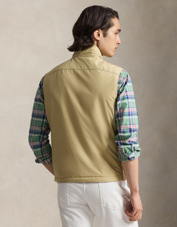 The Southland Insulated Vest in Dune Tan