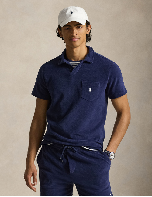 Terry Polo Shirt in Newport Navy