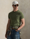 Custom Slim Fit Jersey Crewneck T Shirt in Garden Trail
