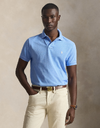 The Iconic Mesh Polo Shirt in Blue Lagoon