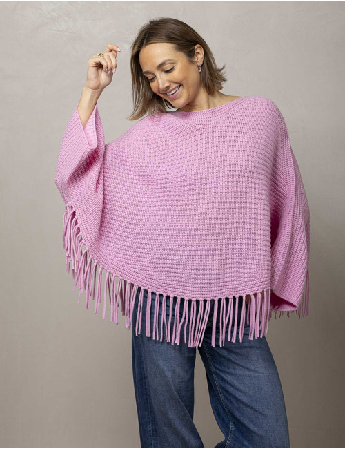 Herzen's poncho roze