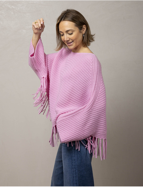 Herzen's poncho roze