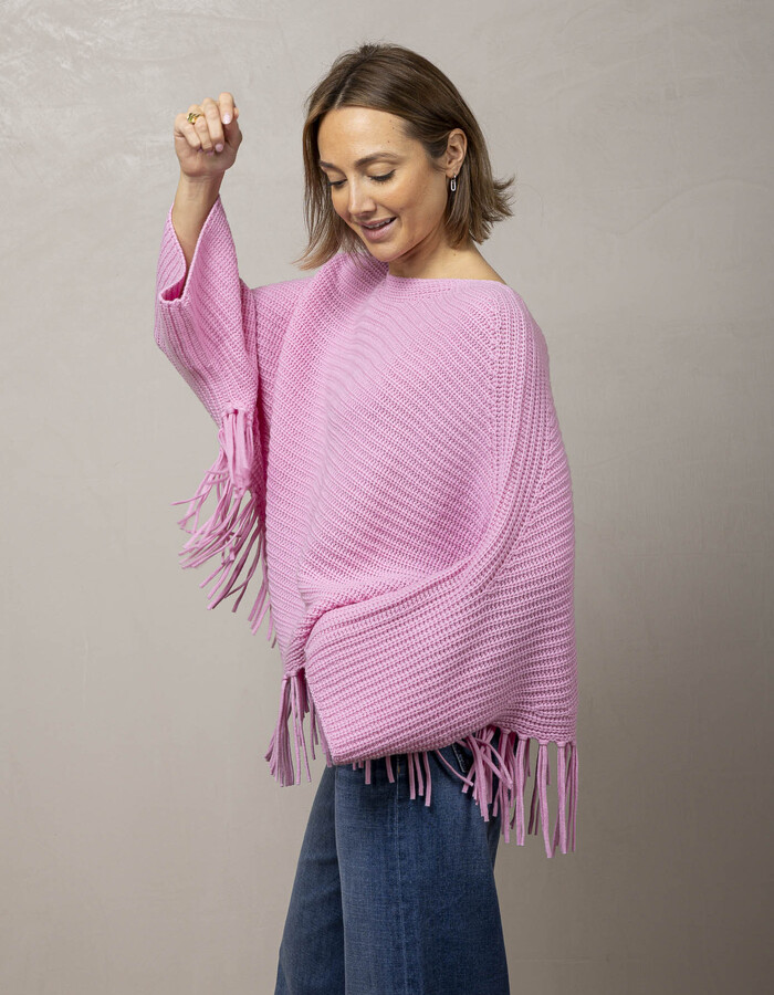 Herzen's poncho roze