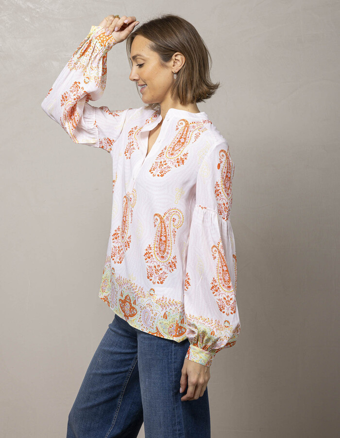 Herzen's lange mouw bloes multicolor